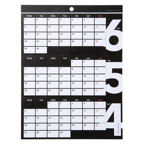3ヶ月卓上カレンダー 3's Calendar（スリーズカレンダー）2026