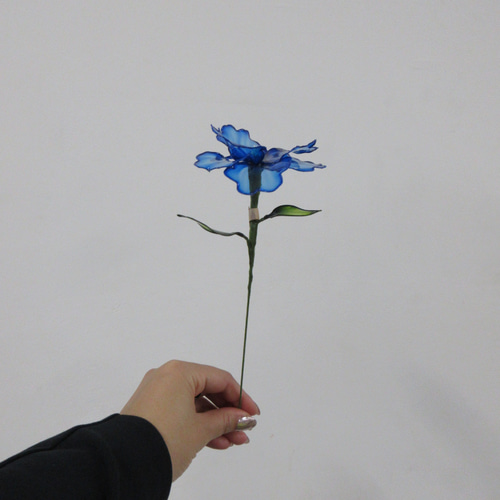 ホの花【blue】#ディップフラワー#ディップアート#アメリカンフラワー