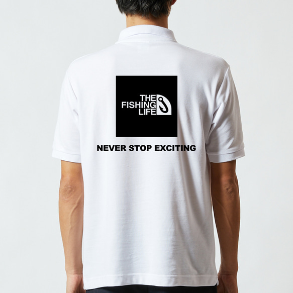THE FISHING LIFE フィッシング 釣り ポロシャツ Tシャツ 半袖 還暦