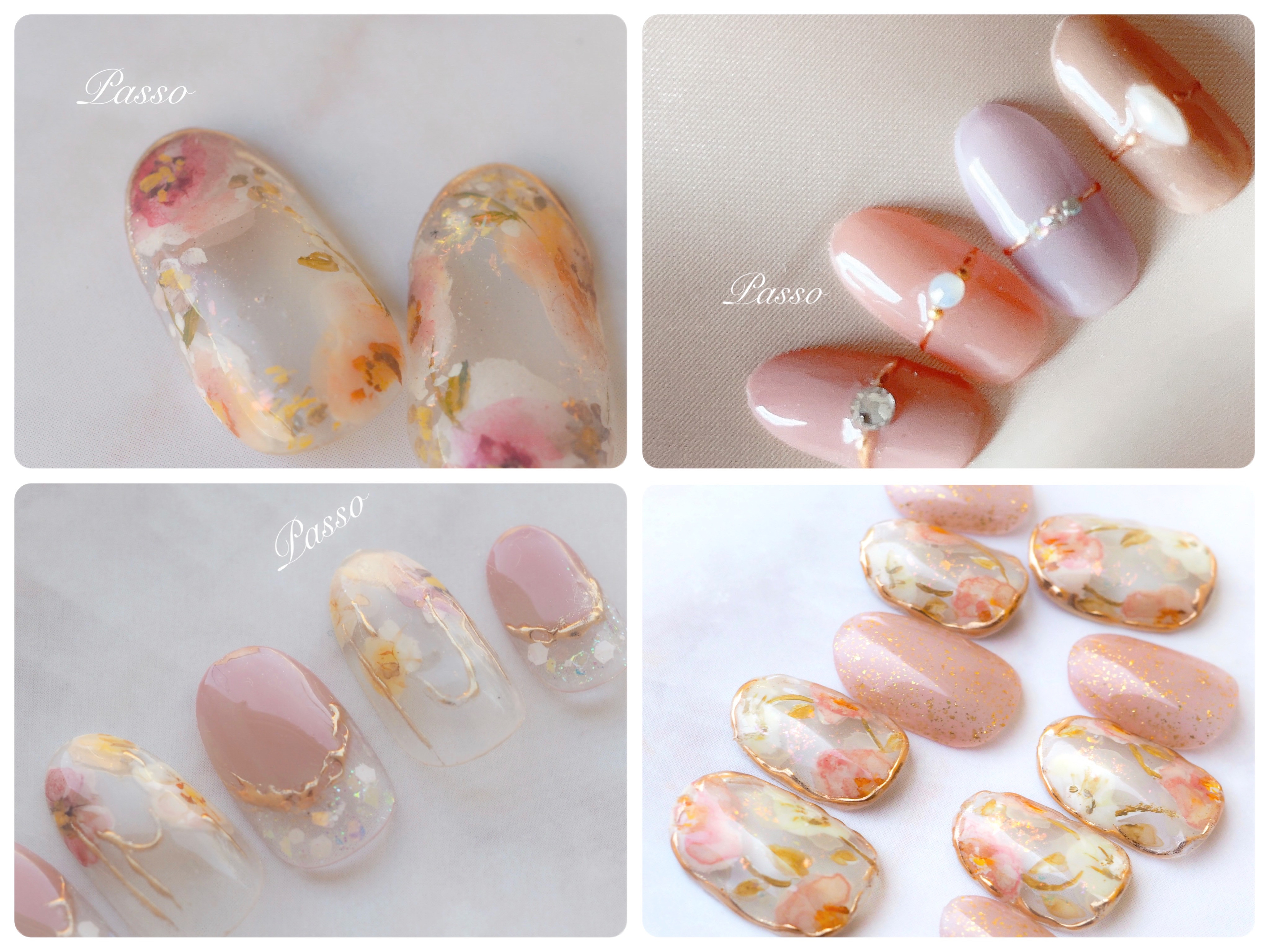 デザインおまかせ　ネイルチップ　手描き　ブライダルネイル　成人式ネイル　ウェディングネイル　和装　前撮り　ネイルチップ