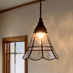 ステンドグラス　ローズガラスのパネル(スタンド付) ステンドグラス ローズガラスのパネル(スタンド付) ステンドグラス