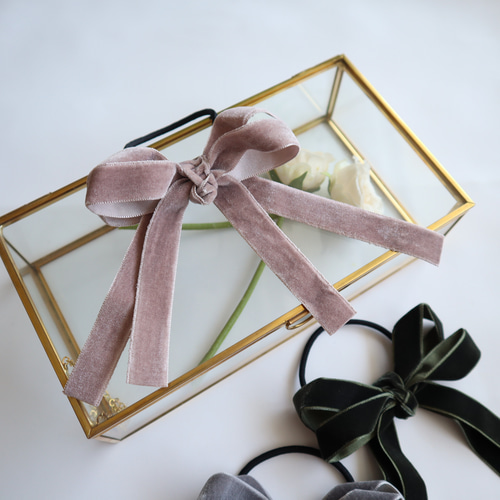 最終値下げ新品未使用FETICO ベルベットリボンヘアアクセサリー FETICO