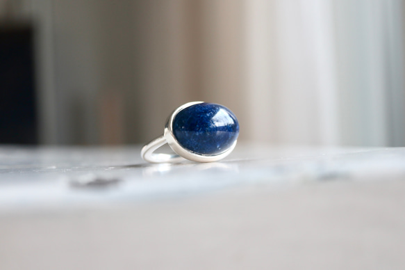 [藍色のimpact sodalite]ring 2枚目の画像