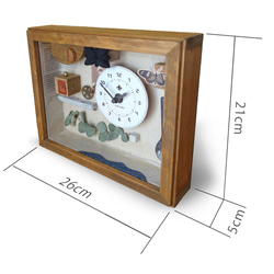 BOX ART CLOCK S001 箱の中の世界、時を味わい楽しむ時計　インテリア 10枚目の画像