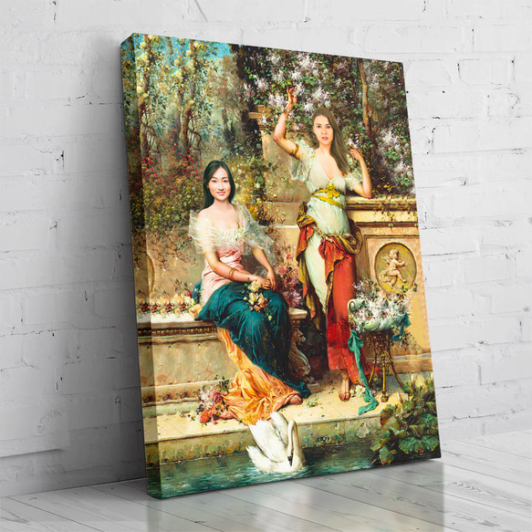 【オーダーメイド】写真からカスタムロイヤルキング天皇皇帝油絵スタイルの肖像画一点物 似顔絵 イラスト彼氏夫の贈り物誕生日 100%