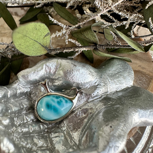 な*ち様 クジラペンダント(ラリマー) な*ち様 クジラペンダント(ラリマー) な*ち様 クジラペンダント