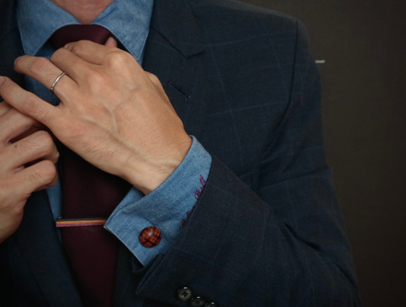 ネクタイピン【Slim】/ハロウィンカラー 5枚目の画像