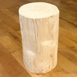 Hinoki  Wood  Stool No.382 2枚目の画像