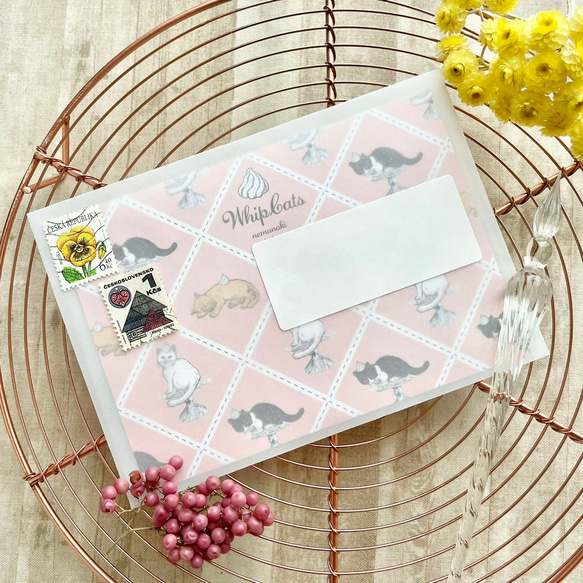 ホイップクリームと猫 レターセット 4枚目の画像