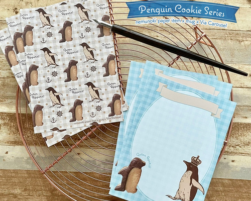 ペンギンクッキー メモペーパーセット メモ帳 nemunoki paper item