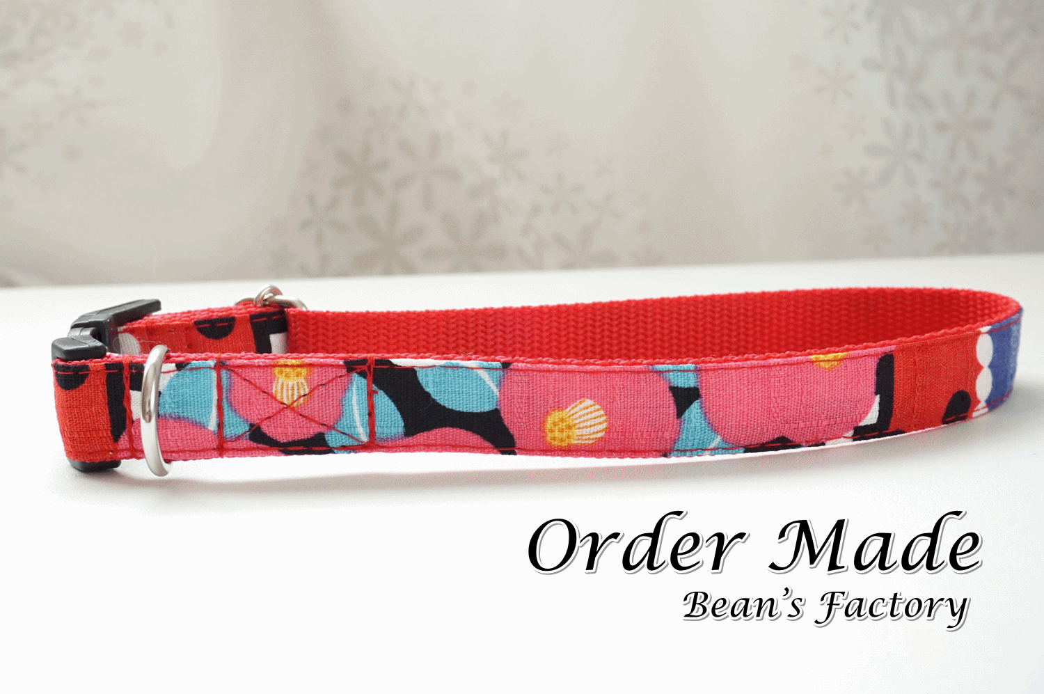 素人　首輪 猫ちゃん用首輪】セーフティバックル／ボーダー 薄く スカイブルー