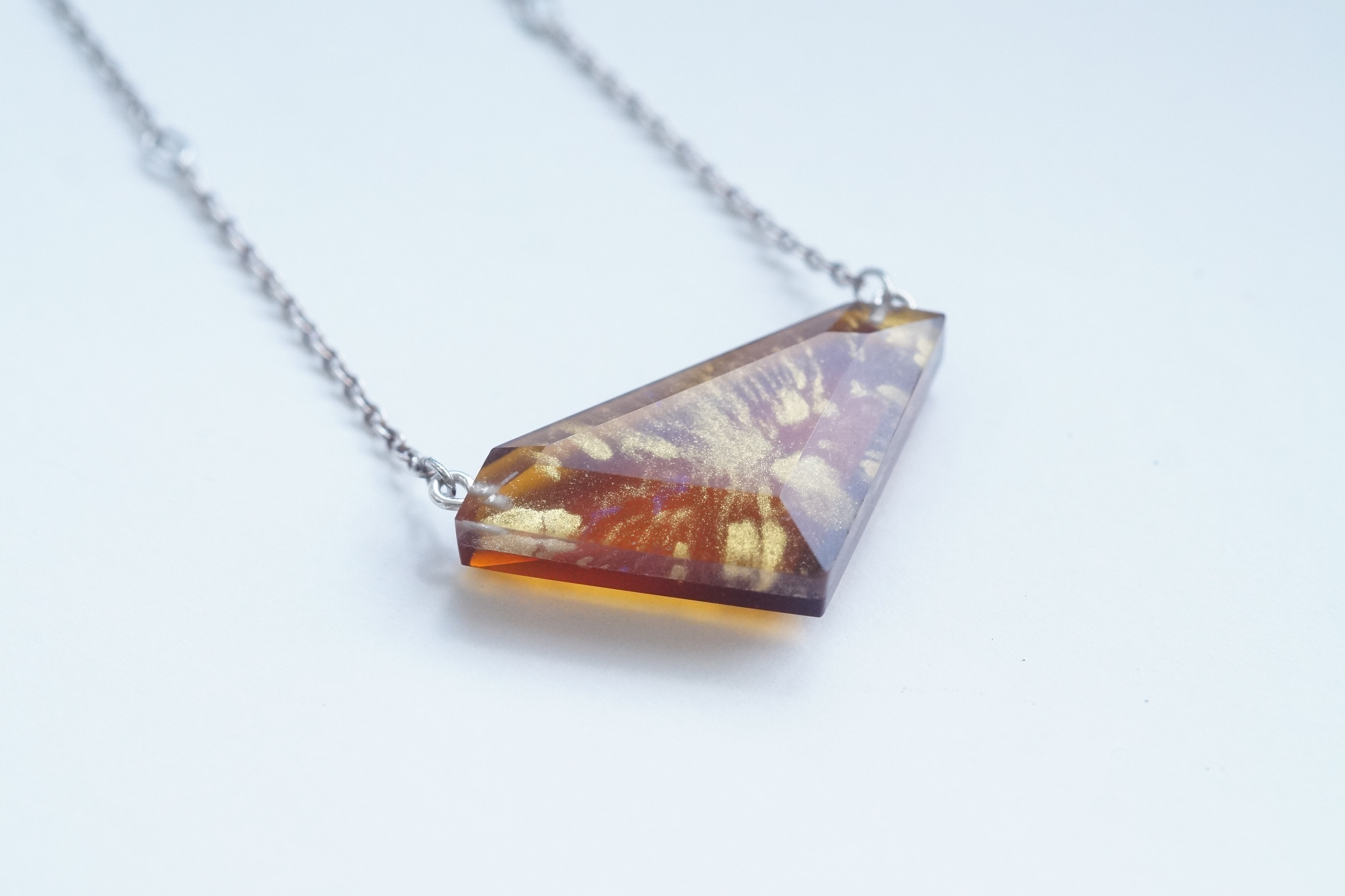 △▶▽ウミノガラス SEAGLASS PENDANT - U -
