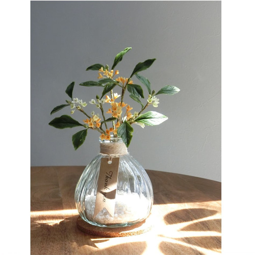 ✿【 SOLD＊OUT 】「秋の夜長に香る花」金木犀・銀木犀の花瓶