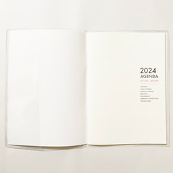 10月始まり 2024年 手毬海馬 スケジュール手帳 イラストカバー2枚 栞付き B6 全48ページ 辰年 竜 9枚目の画像