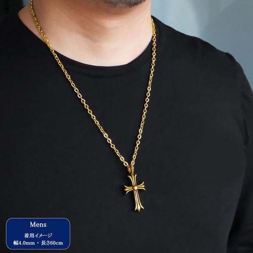 ゴールド】金属アレルギー対応☆ネックレスチェーン あずきチェーン