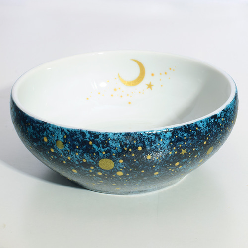 夜空と三日月の小鉢（ゴールド お椀・ボウル・鉢 くらしをあそぶ展