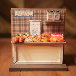ディスプレイ棚★ミニチュアパン Cafe ディスプレイ棚☆ミニチュアパン Cafe