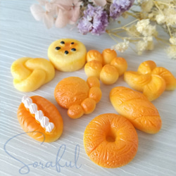 8種セット】菓子パンいろいろ【デコパーツ】D-0003 デコパーツ