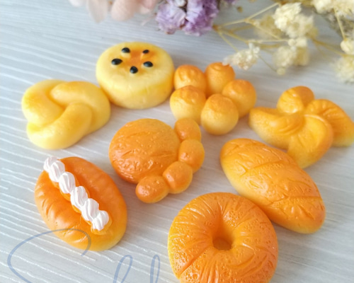 8種セット】菓子パンいろいろ【デコパーツ】D-0003 デコパーツ