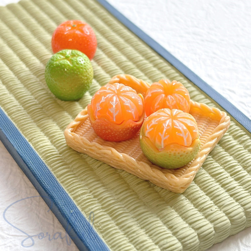 みかん☆様オーダーページ デコパーツまとめ売りNo.1597 選べるみかん