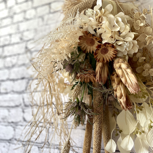 ドライフワラースワッグホワイトナチュラル