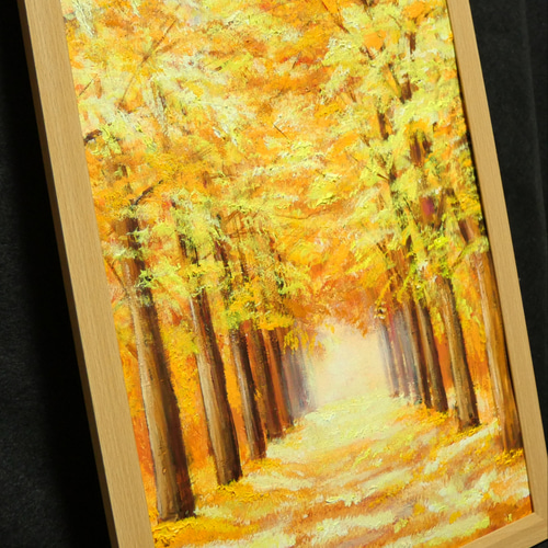 油絵 絵画 【黄金のトンネル】 絵画 HR 通販 16484413｜Creema