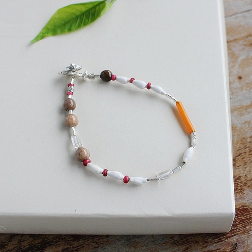 タイ】オールドシルバーバングル⑥ カレン族 カレンシルバー オールド 