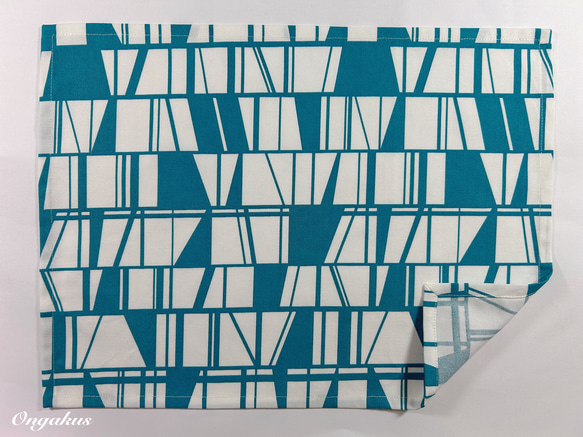 30×40 北欧風＊幾何学柄のランチョンマット その他入園グッズ