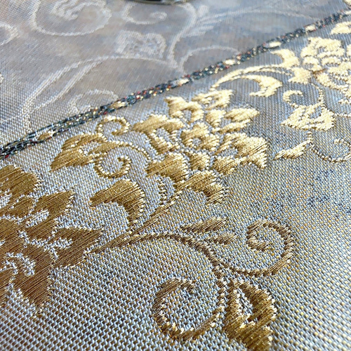 ◇30%off◇絹の帯から2wayバッグ 鳳凰文様 帯リメイク140