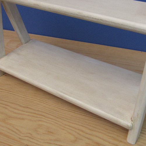 A型 デスクシェルフ】特別色（ホワイト アンティーク風）テーブル