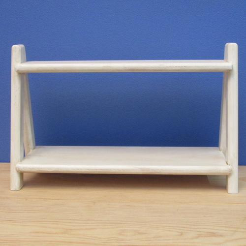 A型 デスクシェルフ】特別色（ホワイト アンティーク風）テーブル