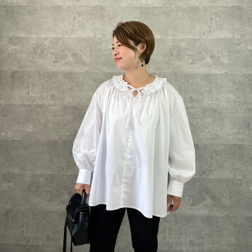 小柄S】1枚でキマる♪超ゆったり大人可愛い♡ 着回し優秀フリル