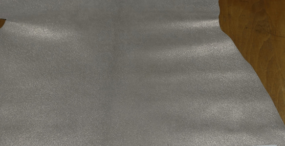 山羊革スエード　ピンドット型+ドット箔　＃ライトグレー 3枚目の画像