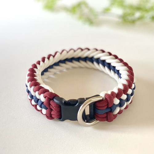 受注制作 パラコード首輪 リード・首輪 M IYA 通販 16485367｜Creema