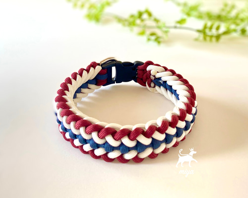 受注制作 パラコード首輪 リード・首輪 M IYA 通販 16485367｜Creema