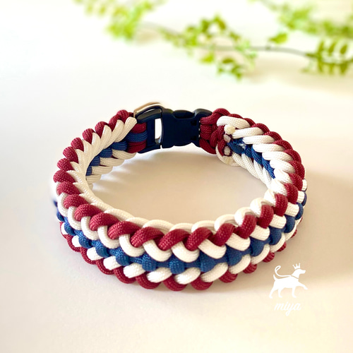 受注制作 パラコード首輪 リード・首輪 M IYA 通販 16485367｜Creema