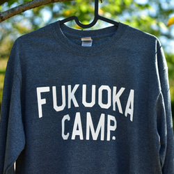 FUKUOKA CAMP Long-T（ダークグレー） 2枚目の画像
