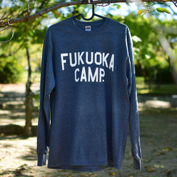 FUKUOKA CAMP Long-T（ダークグレー） 1枚目の画像