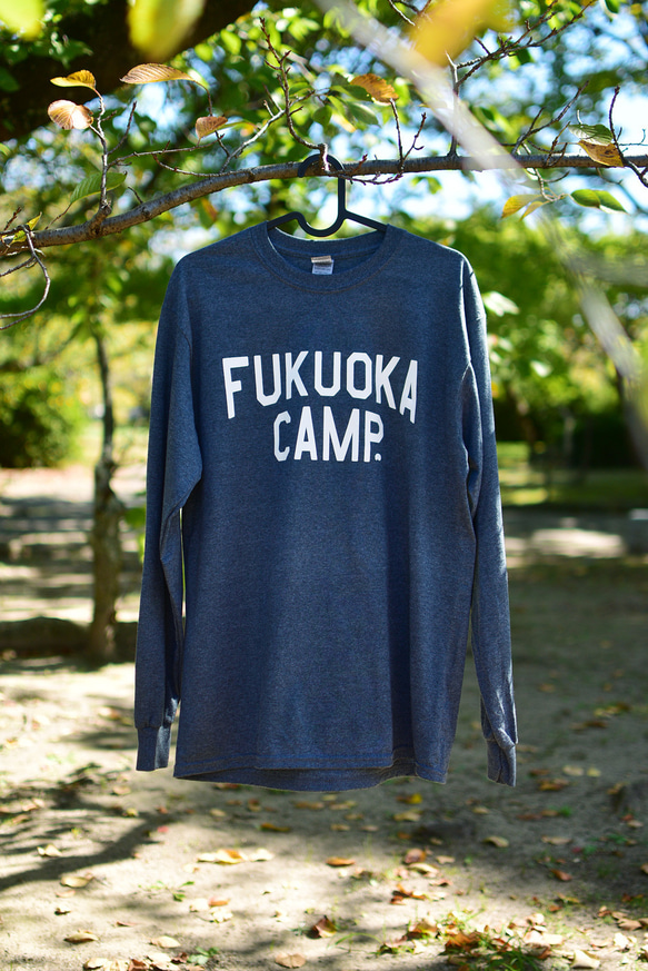 FUKUOKA CAMP Long-T（ダークグレー） 1枚目の画像