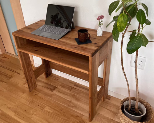 天然木のワークデスク【ハンドメイド家具】 天然木 デスク単品/天然木パイン材仕様。 – RASIK（ラシク）家具