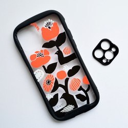 【iphone15対応】秋と鳥と花と iphoneクリアグリップケース 13枚目の画像