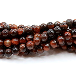 AG-Beads-127　天然石 小粒 連材 レッドタイガーアイ 約2.5mm 1連 約38cm 3枚目の画像