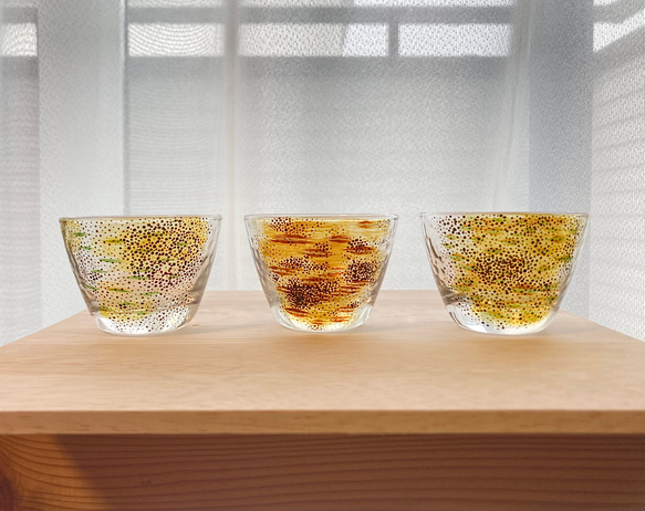 アオリイカ色素胞　日本酒グラス5 6枚目の画像