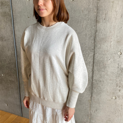 ✨美品✨マガリ　コットンシルケットスウェットプルオーバー　バイカラー　ドルマン ぬく盛り]ドルマンプルオーバー[C7278] - レディースファッション通販