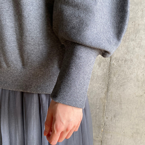 日本製】ふわふわ裏起毛ドルマンカーブスリーブトレーナー＿