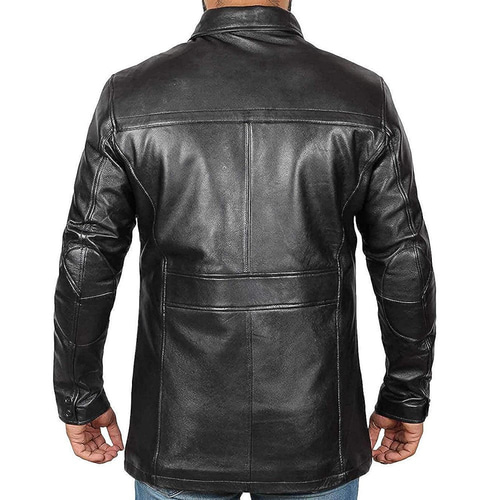 羊革・ジッパーポケット付き羊革コート Sheep Leather Coat with  