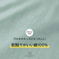 日本製 プリントTシャツ F004 シャロウグリーン 6枚目の画像