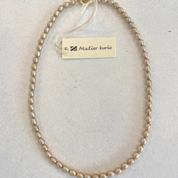 agete sv 本パール 淡水パール ネックレス agete sv 本パール 淡水