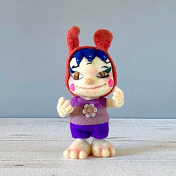 羊毛人形 ドラキュラくん(弟) 羊毛フェルト Howakero（ほわケロ