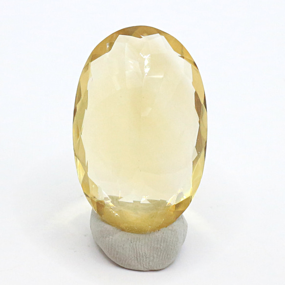 AG-L-320　天然石 巨大ルース 素材 シトリン 約68.73ct 3枚目の画像